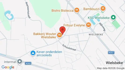 Apartments for rent i Wielsbeke - kort over placeringen