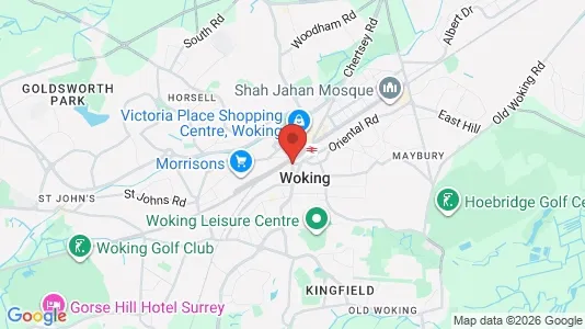 Apartments for rent i Woking - Surrey - kort over placeringen