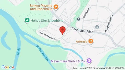 Apartments for rent i Halle (Saale) - kort over placeringen