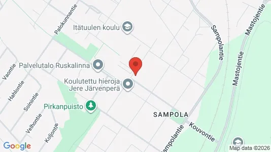 Apartments for rent i Pori - kort over placeringen