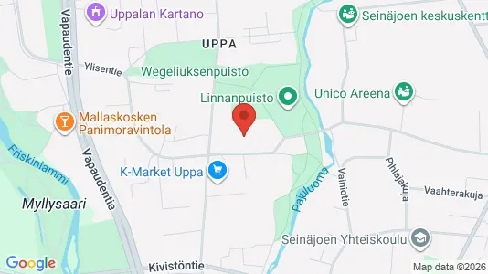 Apartments for rent i Seinäjoki - kort over placeringen