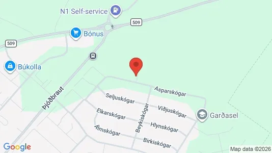 Apartments for rent i Akranes - kort over placeringen