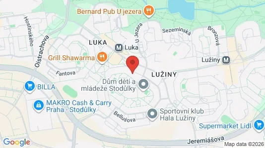 Apartments for rent i Prague 13 - kort over placeringen