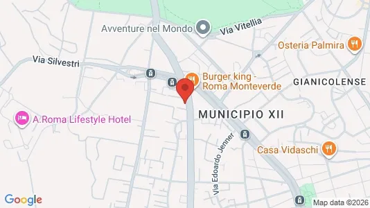 Apartments for rent i Roma Municipio XII – Monte Verde - kort over placeringen