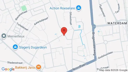 Apartments for rent i Roeselare - kort over placeringen