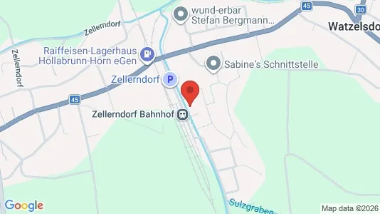 Apartments for rent i Zellerndorf - kort over placeringen