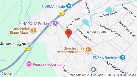 Apartments for rent i Central Saxony - kort over placeringen