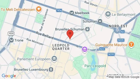 Apartments for rent i Brussels Etterbeek - kort over placeringen