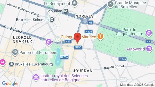 Apartments for rent i Brussels Etterbeek - kort over placeringen