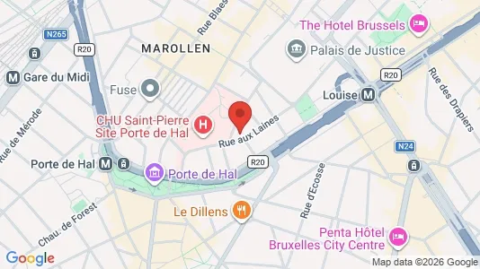 Apartments for rent i Stad Brussel - kort over placeringen