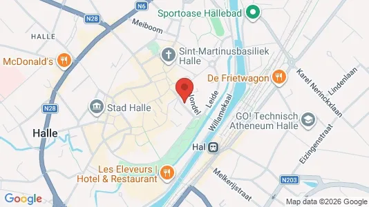 Apartments for rent i Halle - kort over placeringen