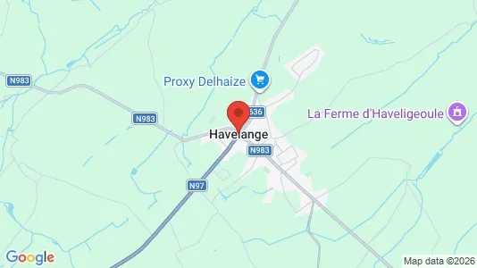 Houses for rent i Havelange - kort over placeringen