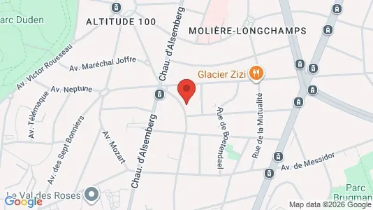 Apartments for rent i Brussels Ukkel - kort over placeringen