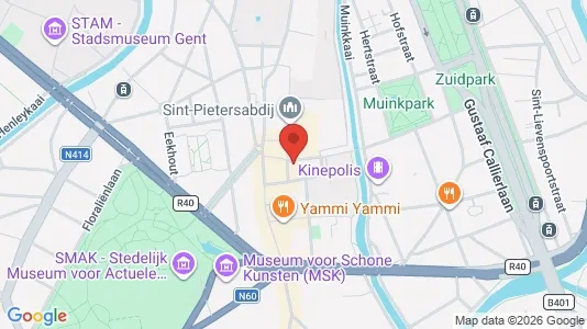 Apartments for rent i Stad Gent - kort over placeringen