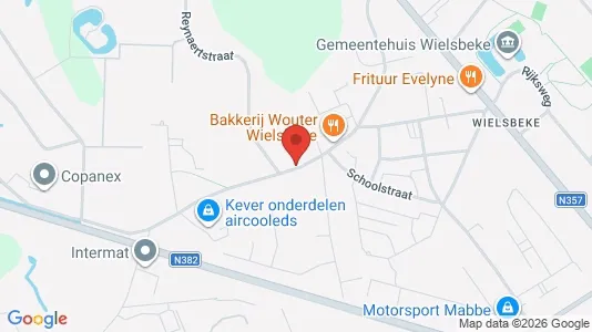 Apartments for rent i Wielsbeke - kort over placeringen