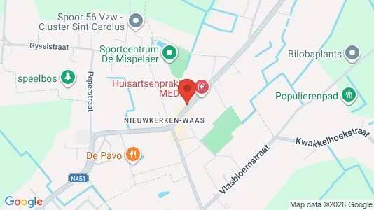 Apartments for rent i Sint-Niklaas - kort over placeringen