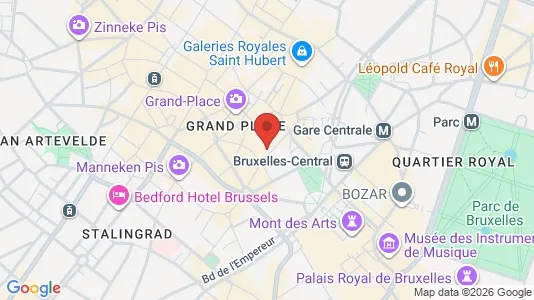 Apartments for rent i Stad Brussel - kort over placeringen