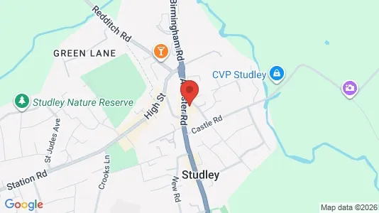 Apartments for rent i Studley - Warwickshire - kort over placeringen