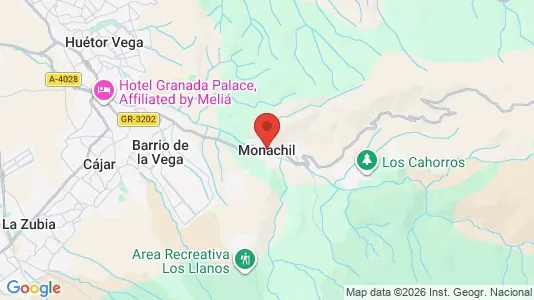 Houses for rent i Monachil - kort over placeringen