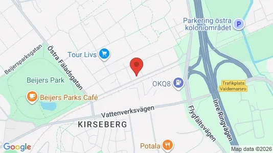 Apartments for rent i Kirseberg - kort over placeringen