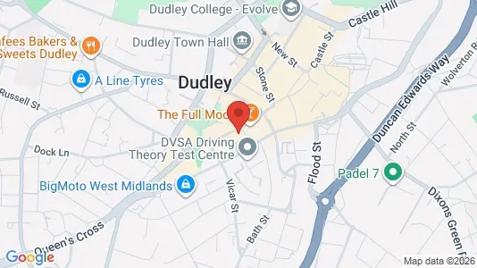 Apartments for rent i Dudley - West Midlands - kort over placeringen