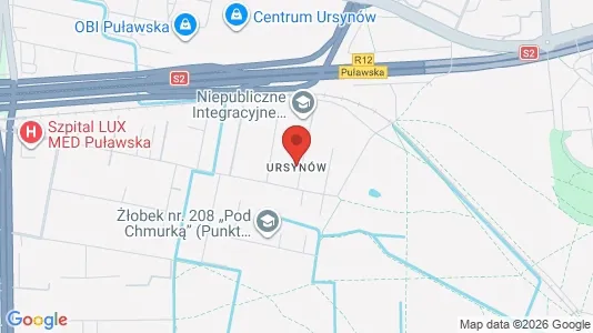 Apartments for rent i Warszawa Ursynów - kort over placeringen