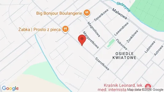 Apartments for rent i Poznań - kort over placeringen