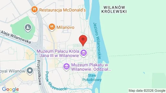 Apartments for rent i Warszawa Wilanów - kort over placeringen