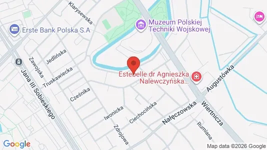 Apartments for rent i Warszawa Mokotów - kort over placeringen