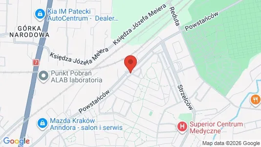 Rooms for rent i Kraków Śródmieście - kort over placeringen