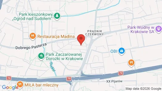 Apartments for rent i Kraków Śródmieście - kort over placeringen
