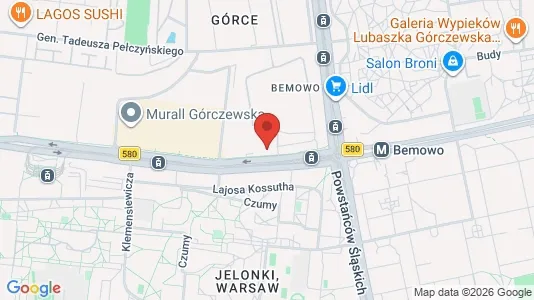 Rooms for rent i Warszawa Wola - kort over placeringen