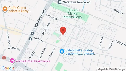 Rooms for rent i Warszawa Włochy - kort over placeringen