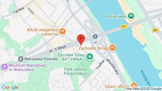 Apartments for rent i Warszawa Śródmieście - kort over placeringen