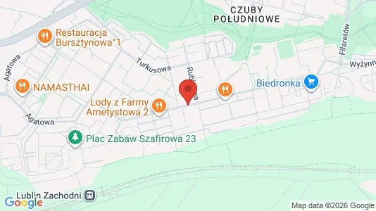 Apartments for rent i Lublin - kort over placeringen