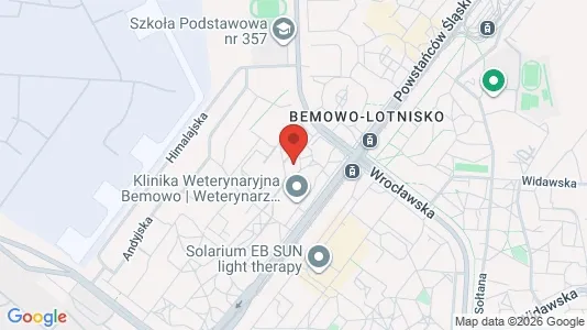 Rooms for rent i Warszawa Bemowo - kort over placeringen