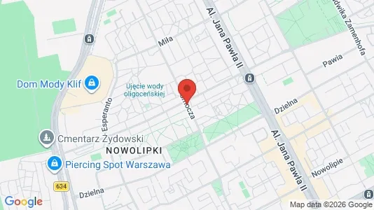 Rooms for rent i Warszawa Wola - kort over placeringen
