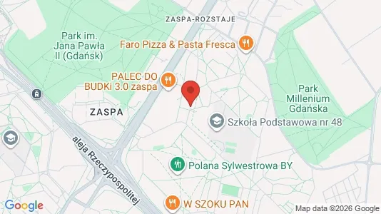 Rooms for rent i Gdańsk - kort over placeringen