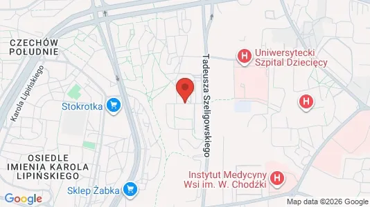 Rooms for rent i Lublin - kort over placeringen