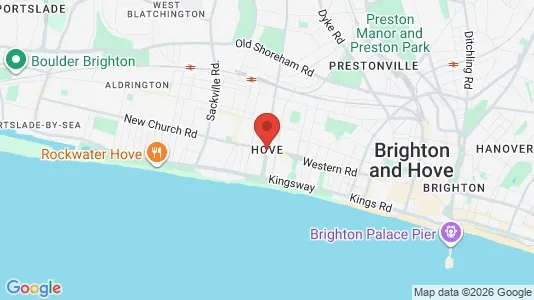 Houses for rent i Hove - East Sussex - kort over placeringen