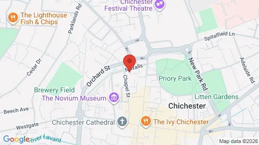 Apartments for rent i Chichester - West Sussex - kort over placeringen