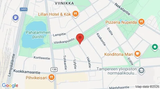 Rooms for rent i Tampere Keskinen - kort over placeringen