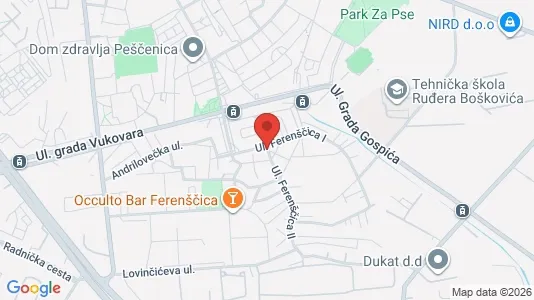Apartments for rent i Sljeme (Medvednica-Tomislavac) - kort over placeringen
