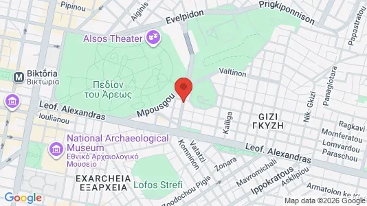 Apartments for rent i Athens Ampelokipoi - kort over placeringen