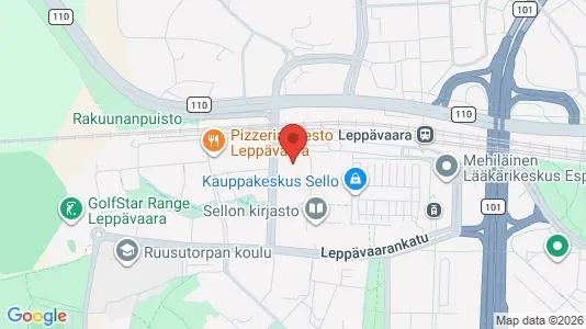 Apartments for rent i Espoo - kort over placeringen