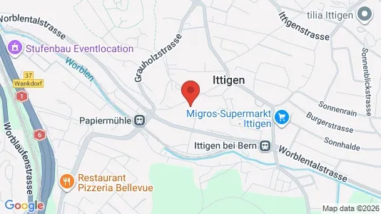 Apartments for rent i Bern-Mittelland - kort over placeringen