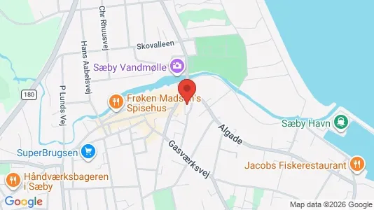 Apartments for rent i Sæby - kort over placeringen