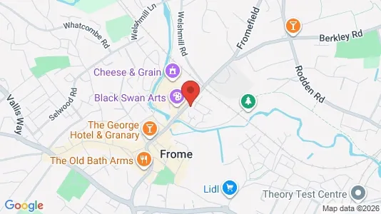 Apartments for rent i Frome - Somerset - kort over placeringen