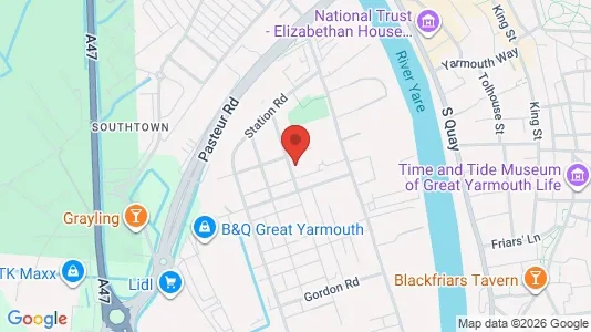 Apartments for rent i Great Yarmouth - Norfolk - kort over placeringen