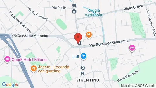 Rooms for rent i Milano Zona 5 - Vigentino, Chiaravalle, Gratosoglio - kort over placeringen